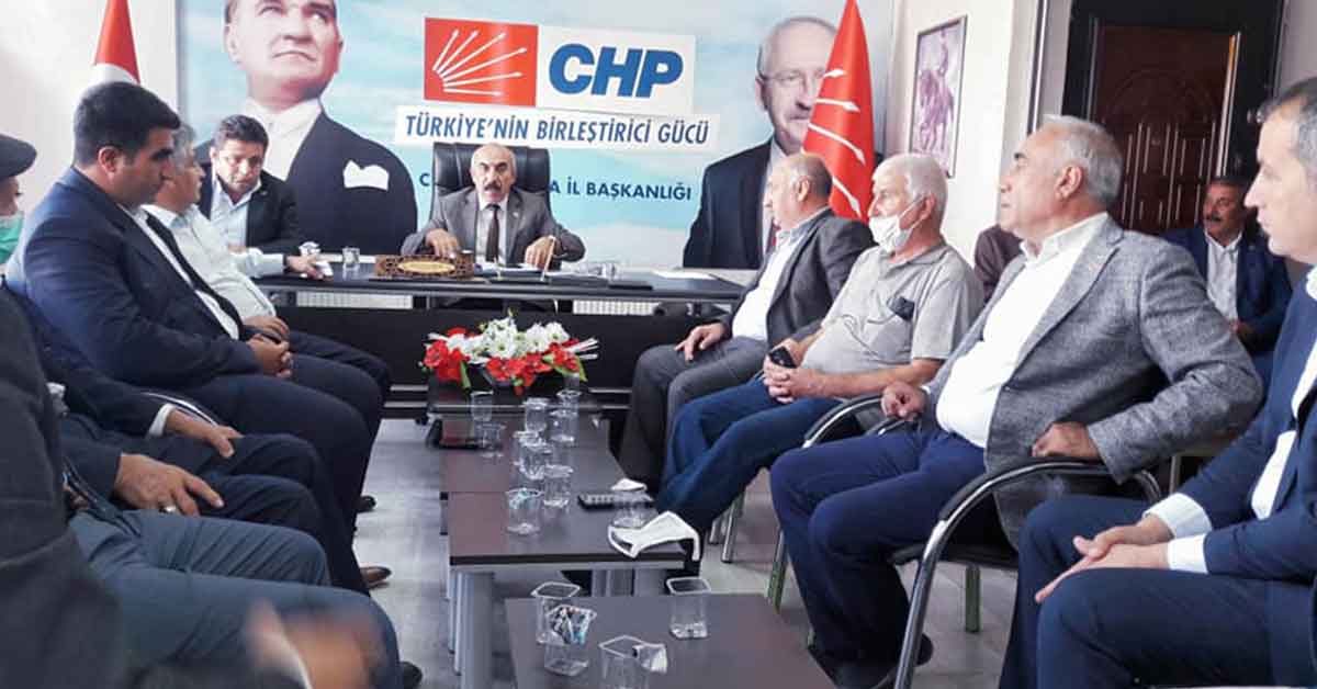 CHP Urfa'da ilçe başkanları toplantısı yaptı