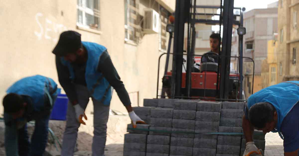 Haliliye'de üst yapı atağı son sürat devam ediyor 1 Haliliye'de üst yapı atağı son sürat devam ediyor