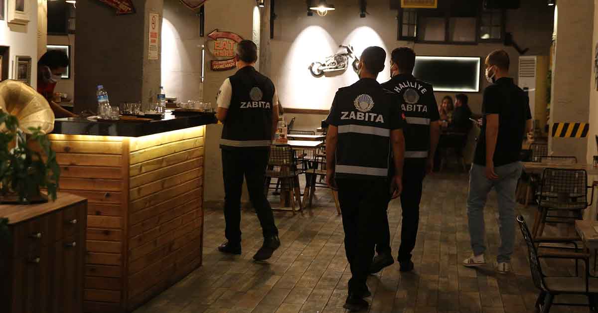 Haliliye'de zabıtadan gece denetimi