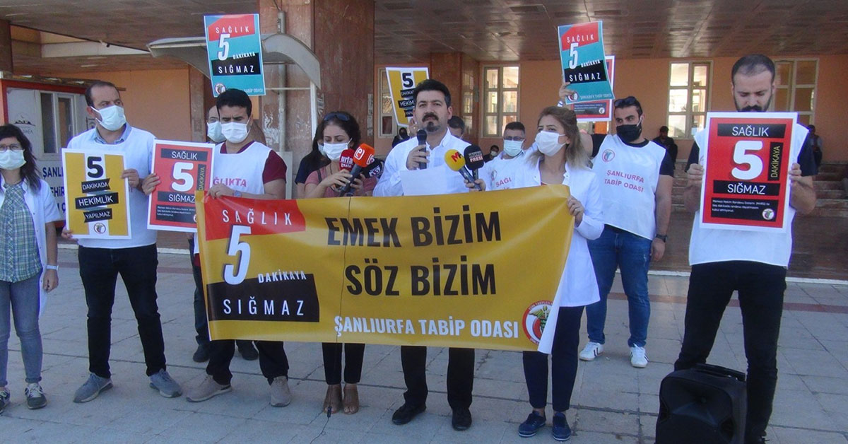 Urfa Tabip Odası'ndan Muayene Süresine Tepki 1 tabip odasi urfa