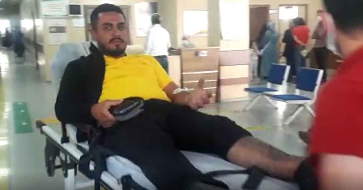 Urfa'da Motosiklet Takla Attı, Sürücü Yaralandı 1 Urfa'da Motosiklet Takla Attı, Sürücü Yaralandı