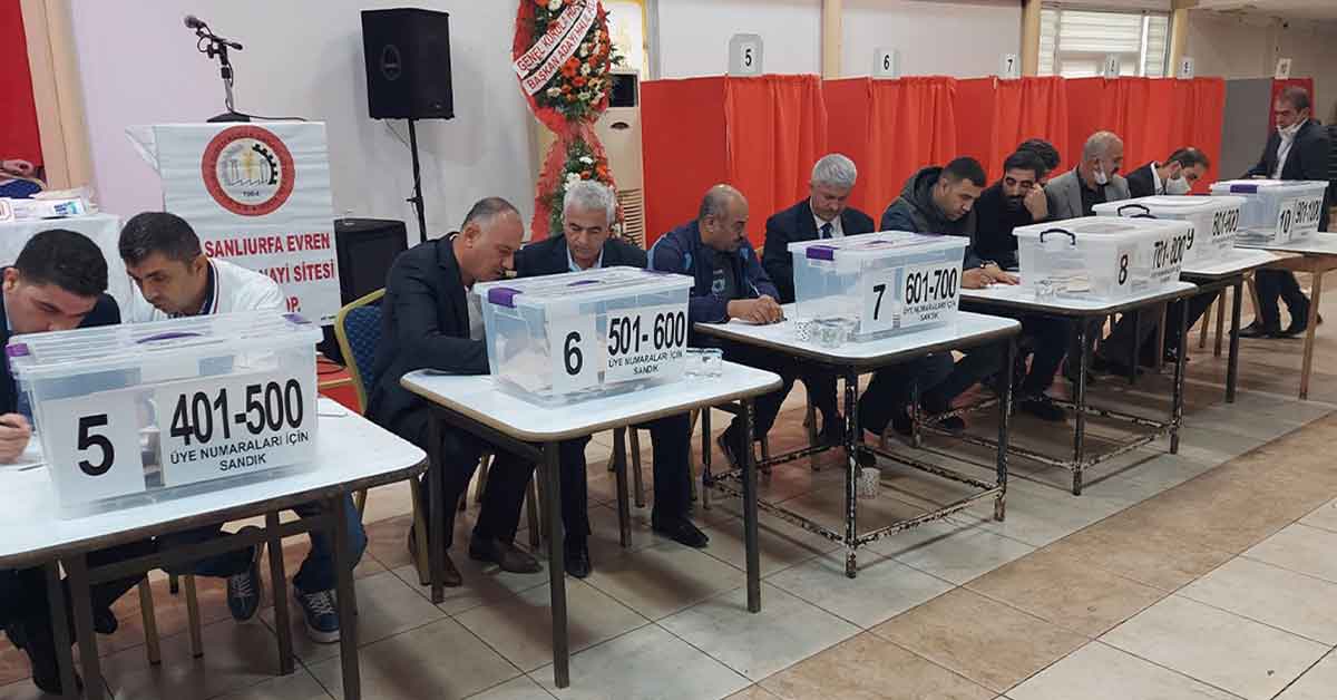 Şanlıurfa'da Evren Sanayi'de Seçim 1 Şanlıurfa'da Evren Sanayi'de Seçim
