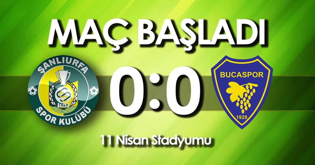 Şanlıurfaspor Maçı Başladı 1 Şanlıurfaspor Maçı Başladı