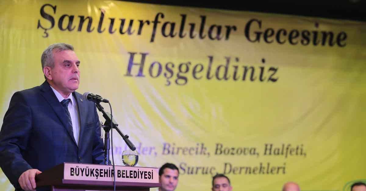 Beyazgül, Gaziantep'te Yaşayan Şanlıurfalılarla Buluştu 1 Başkan Beyazgül, Gaziantep'te Yaşayan Şanlıurfalılarla Buluştu