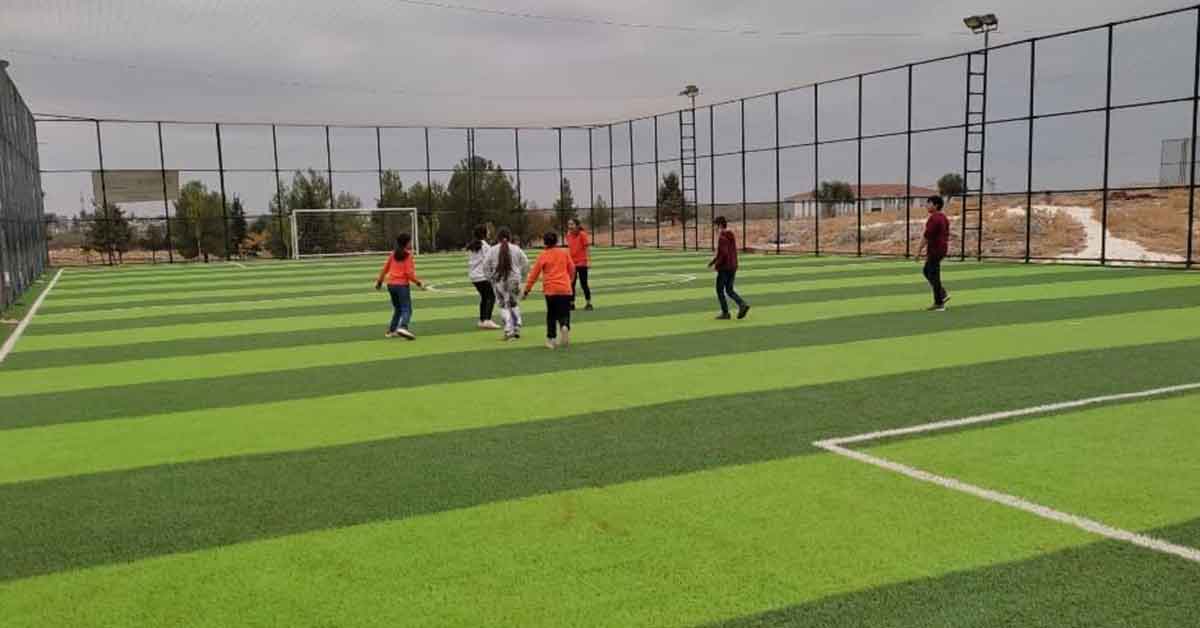 Halfeti'de 15. Futbol Sahası Açıldı
