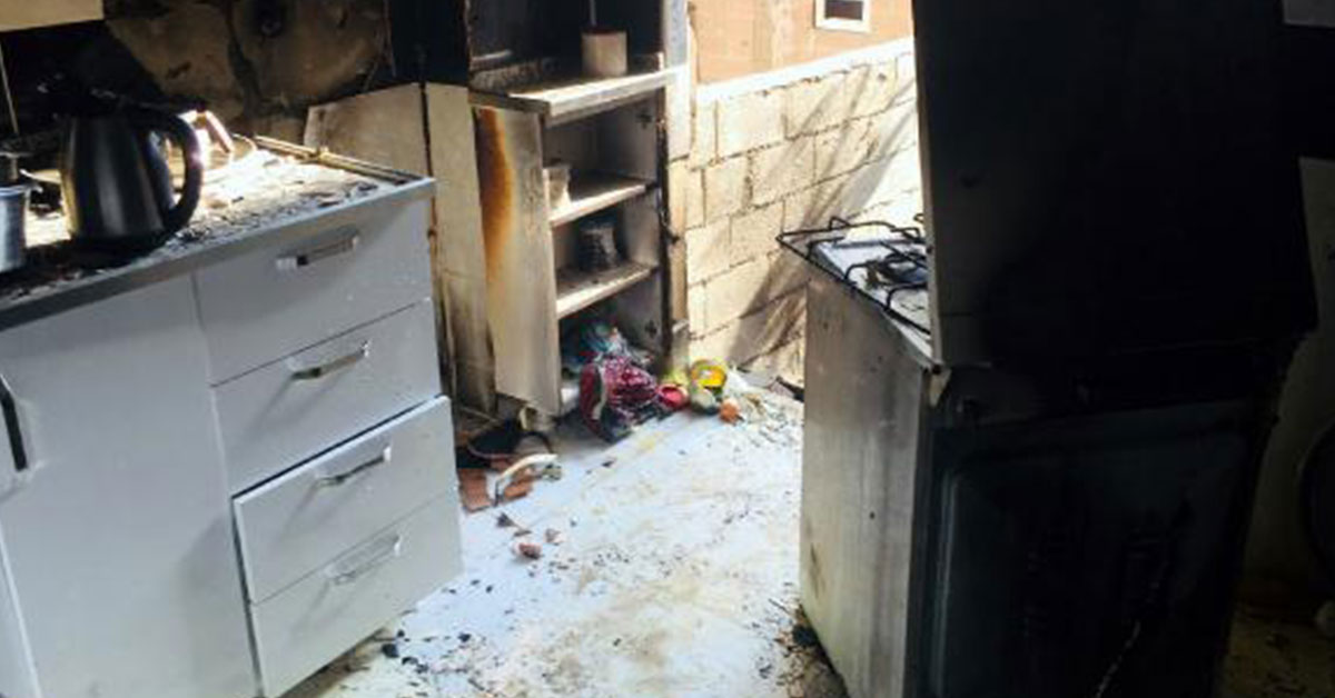Urfa'da Tüp Bomba Gibi Patladı! 2 yaralı 1 tup patladi