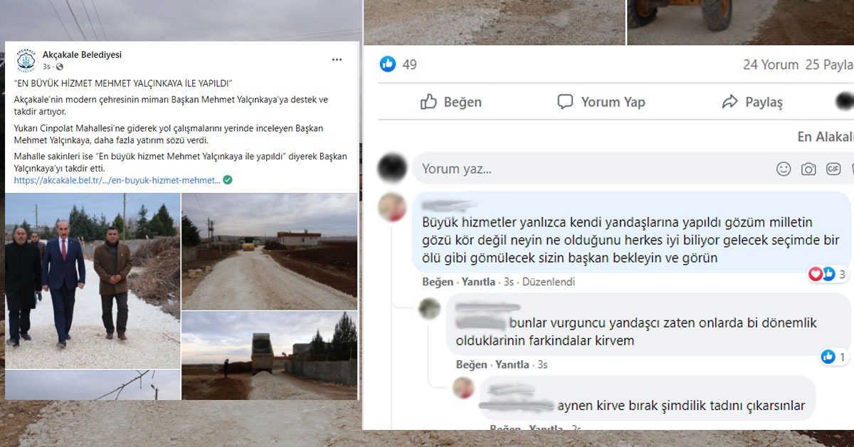 Akçakale Belediyesi kendi çalıyor Kendi oynuyor