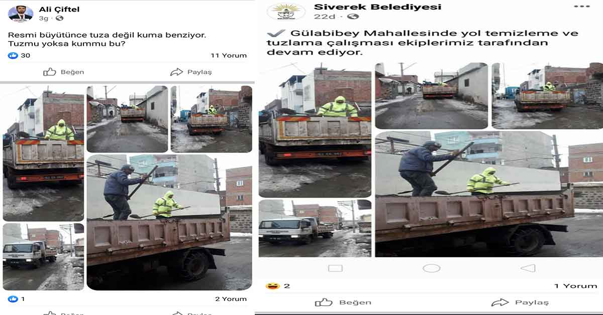 Siverek Belediyesi'nin Döktüğü Tuz Mu Kum Mu? 3 Siverek Belediyesi'nin Döktüğü Tuz Mu Kum Mu?