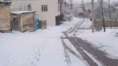 Şanlıurfa'da kar etkisini gösteriyor