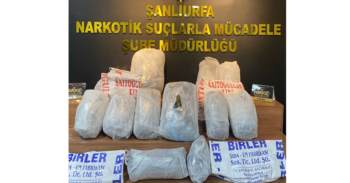 Urfa Narkotikten Uyuşturucu Operasyonu 1 uyusturucu