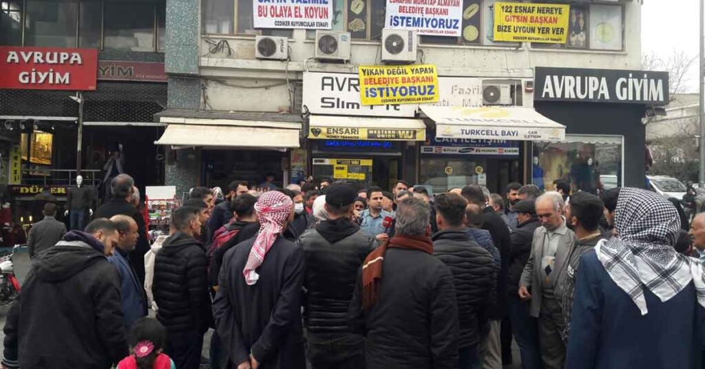 Kuyumcular Çarşısı Esnafından Protesto 1 kuyumcular carsisi