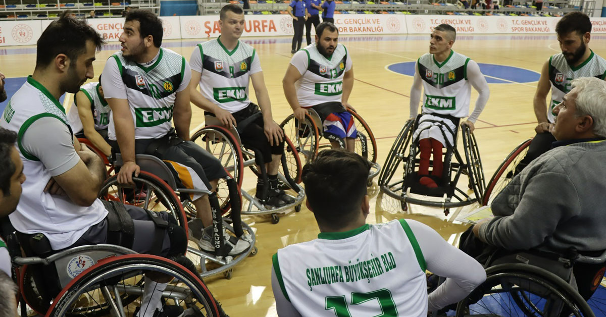 Büyükşehir Engelliler Takımı Potada Galip Geldi 1 urfa basketbol