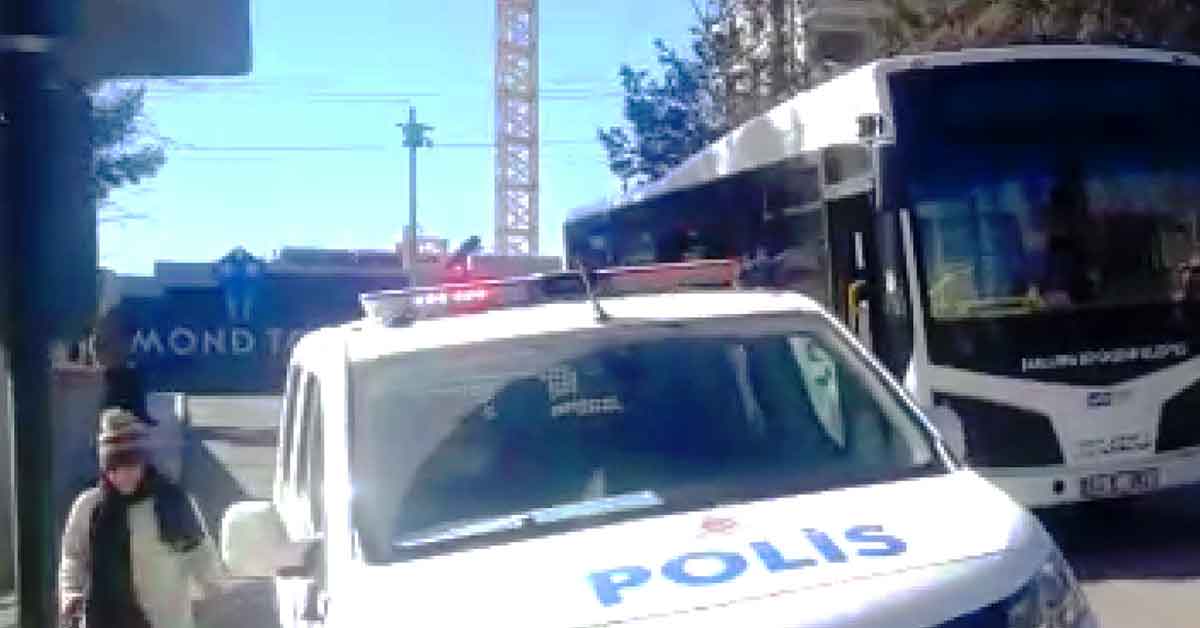 Urfa'da Otobüs fenalaşan yolcu için güzergahını değiştirdi