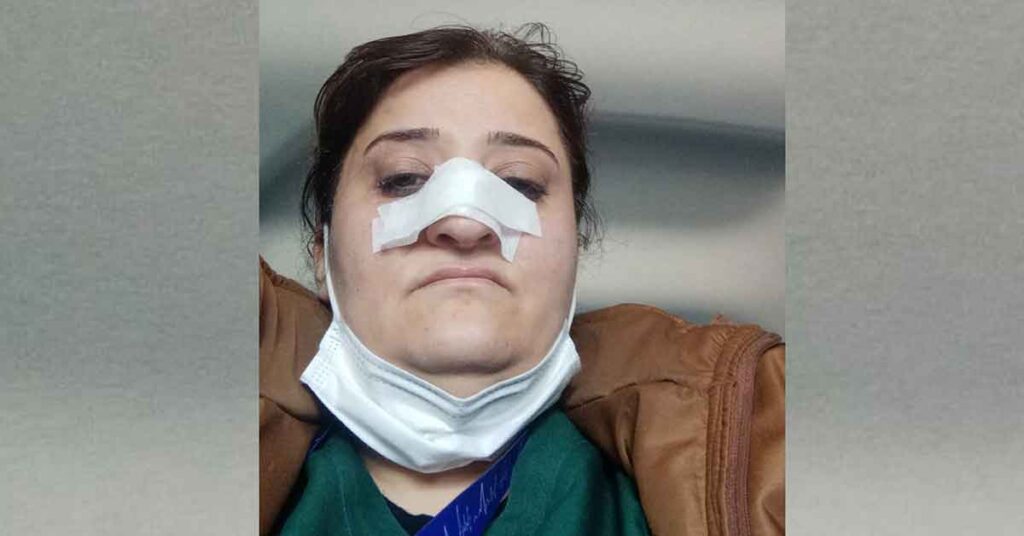 Urfa'da Hasta Yakını Sağlık Çalışanını Dövdü 1 urfa saglik darp