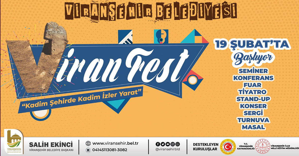 Viranşehir Belediyesi’nden Festival Hazırlığı 1 viransehir festival