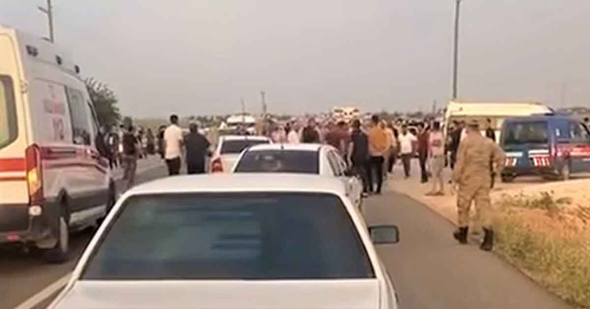 Akçakale'de kaza sonrası kavga