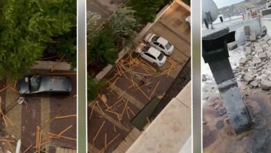 Çatılar uçtu, arabalar zarar gördü! Urfa'da fırtına mağduriyeti...