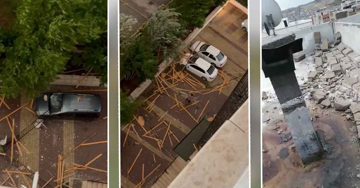 Çatılar uçtu, arabalar zarar gördü! Urfa'da fırtına mağduriyeti... 1 Çatılar uçtu, arabalar zarar gördü! Urfa'da fırtına mağduriyeti...