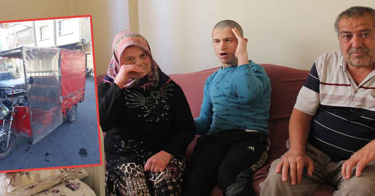 Urfa'da Engelli baba ve oğlunun kullandığı motosikleti çaldı 1 Urfa'da Engelli baba ve oğlunun kullandığı motosikleti çaldı