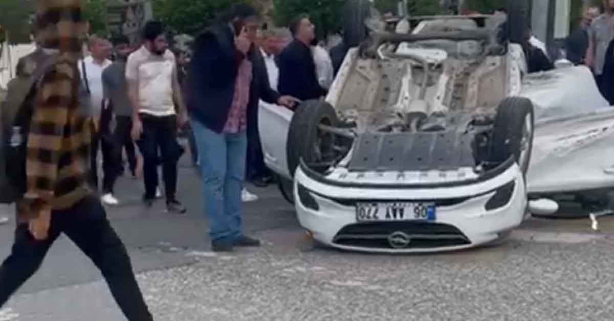 Şanlıurfa’da iki araç çarpıştı! 2 yaralı