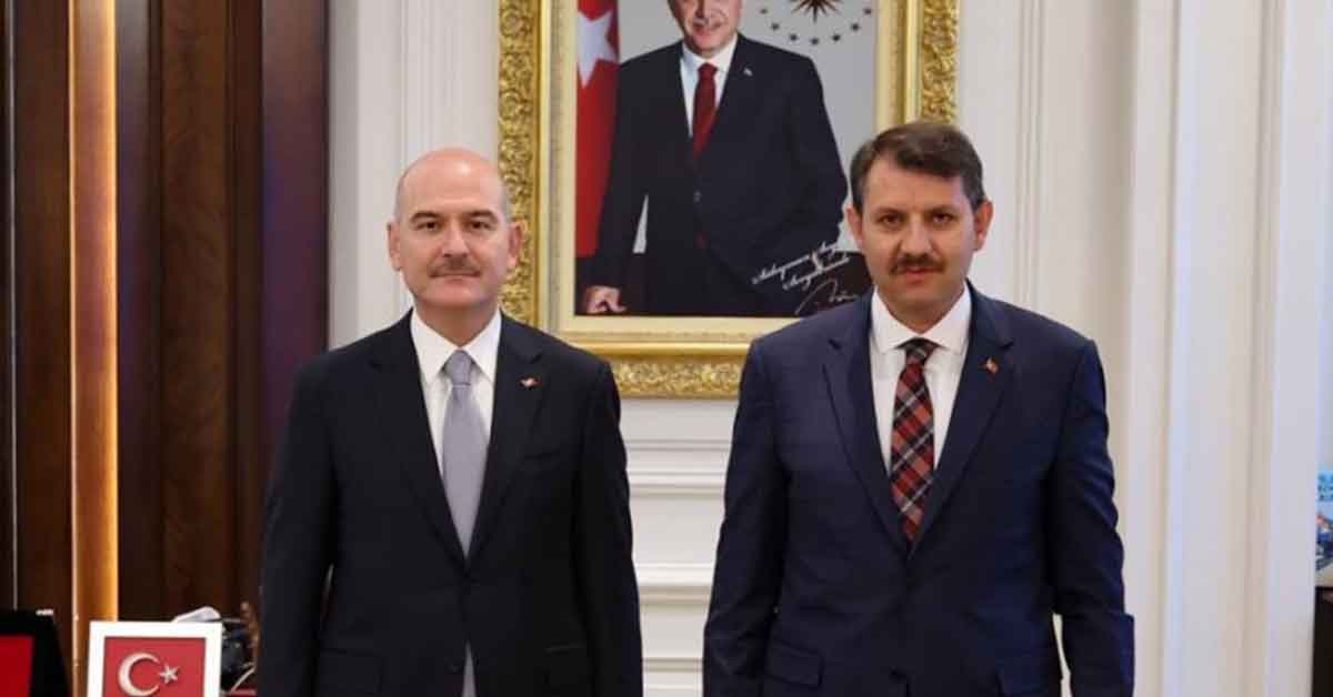 Vali Ayhan, Bakan Soylu'yu Ziyaret Etti 1 Vali Ayhan, Bakan Soylu'yu Ziyaret Etti