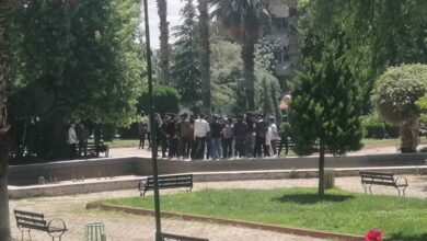 Urfa’da parkta kalabalık öğrenci grubu bir arkadaşlarını darp etti