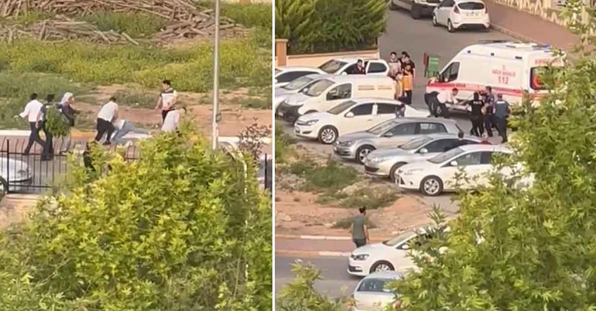 Urfa'da yol verme kavgasında polis biber gazı sıktı 1 Urfa'da yol verme kavgasında polis biber gazı sıktı