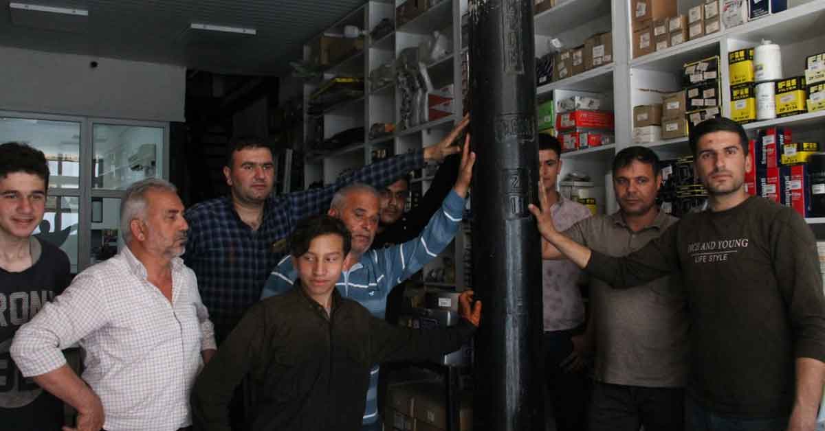 Urfa'da elektrik direği görenleri şaşırtıyor!