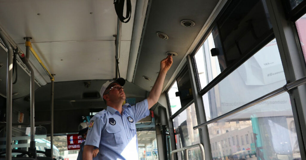 Urfa'da Klima Açmayan Otobüs Dolmuşlara Ceza 1 otobus klima