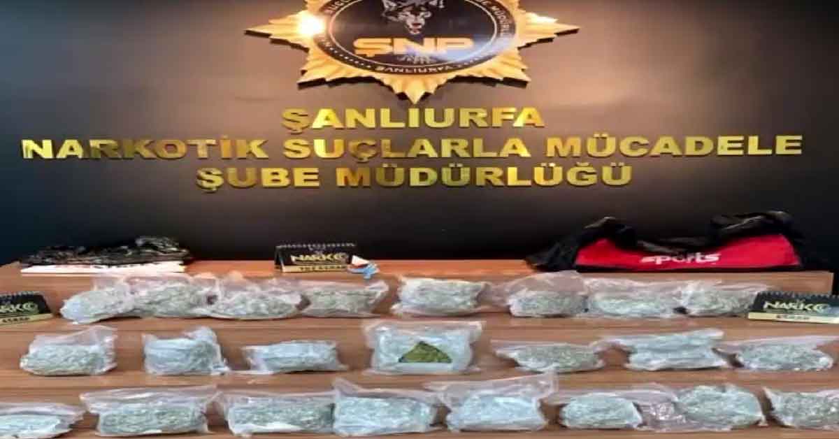 Urfa’da uyuşturucu operasyonu: 24 tutuklama