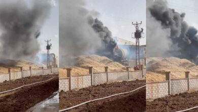 Viranşehir’de fabrika yangını!