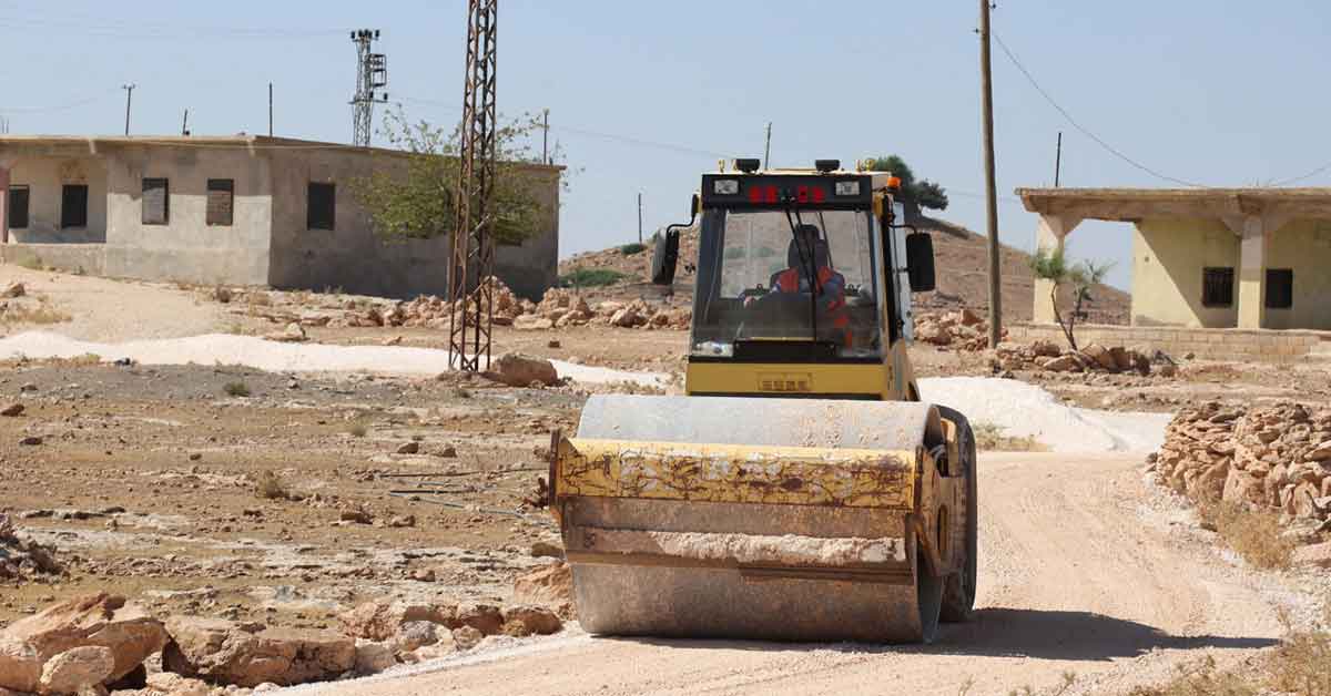 Haliliye kırsalındaki yollar onarılıyor