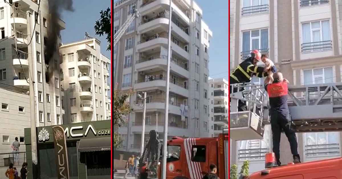 Karaköprü’de korkutan yangın! 1 Karaköprü’de korkutan yangın!