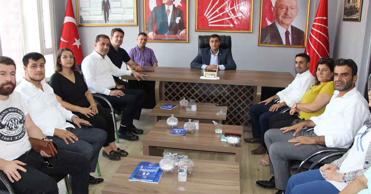 Urfa Barosundan CHP'ye Ziyaret 1 Urfa Barosundan CHP'ye Ziyaret