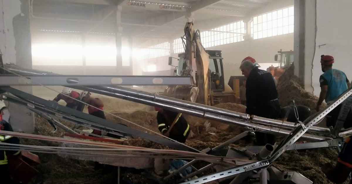 Şanlıurfa OSB'de fabrikada istinat duvarı çöktü! 5 yaralı