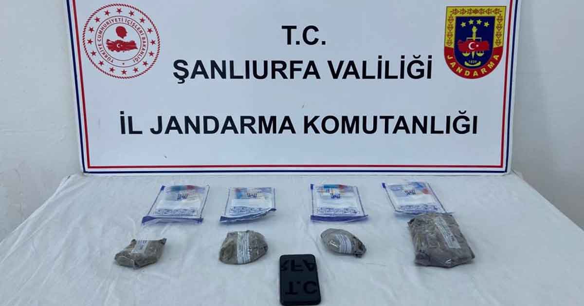 Şanlıurfa'da ortak uyuşturucu çalışmasında 2 kişi yakalandı