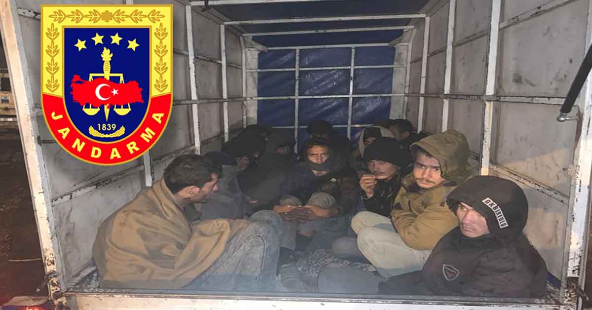 Şanlıurfa'da 45 kaçak göçmen yakalandı