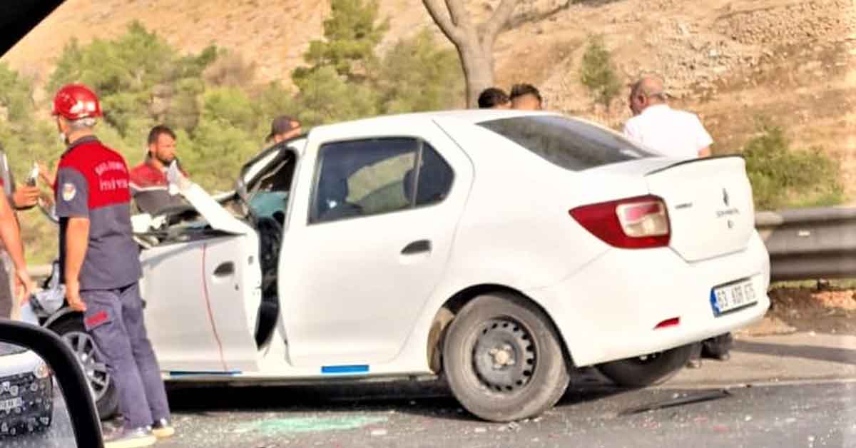 Urfa’da tek taraflı kaza! 2 yaralı
