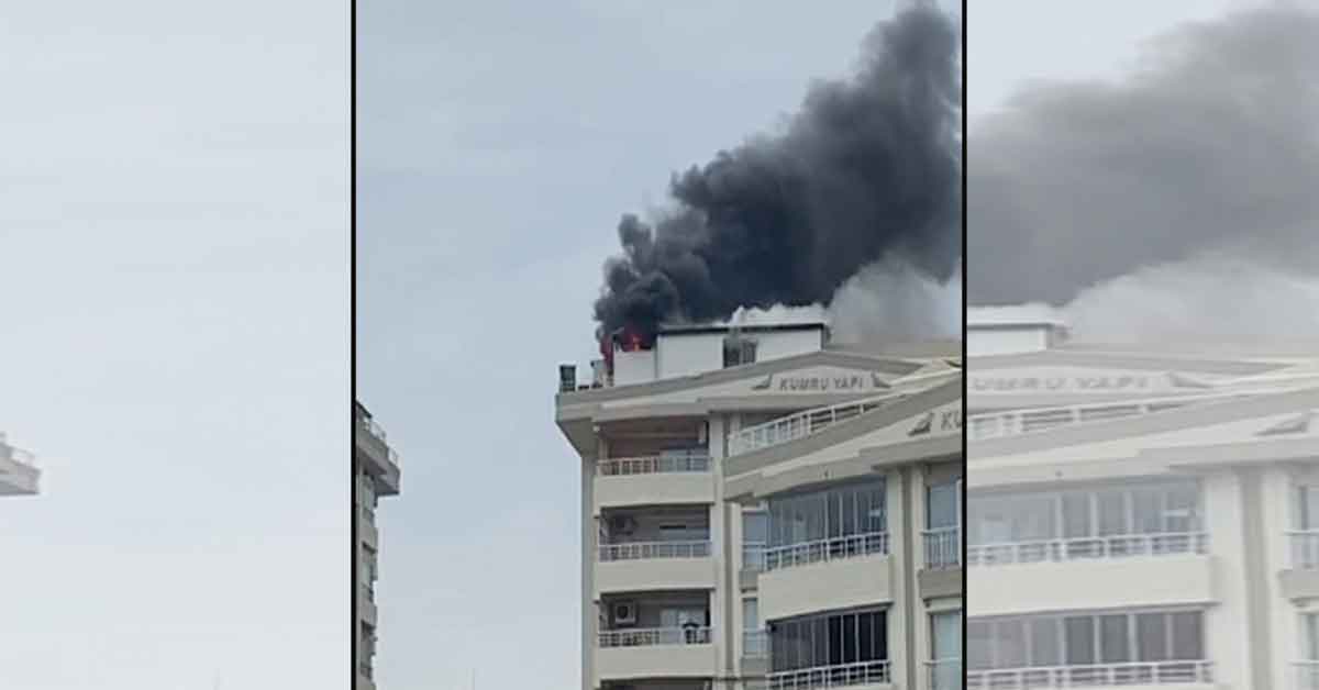 Karaköprü'de yangın paniği 1 Karaköprü'de yangın paniği