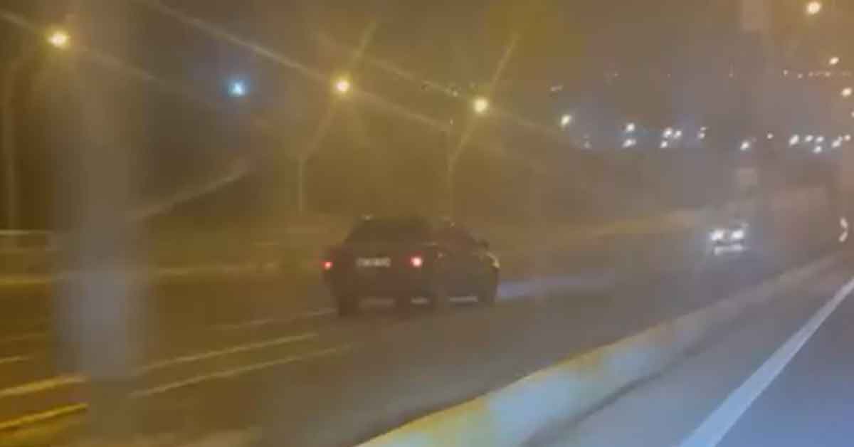 Urfa'da ters şeritte giden sürücünün rahatlığı pes dedirtti