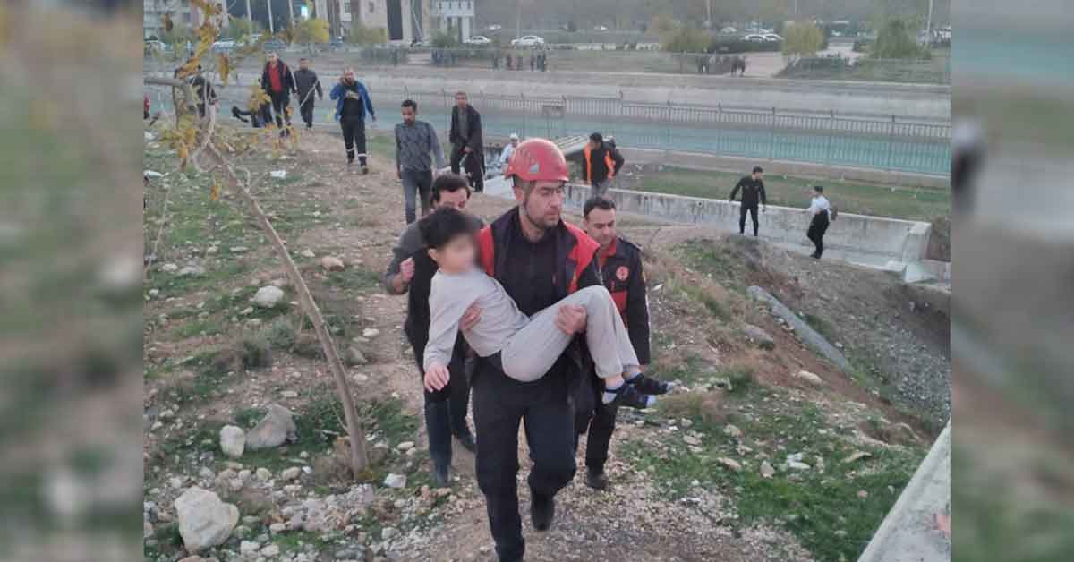 Urfa'da Kanala düştüğü iddia edilen çocuk kurtarıldı!