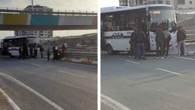 Urfa’da ehliyetsiz sürücü belediye otobüsüne çarptı