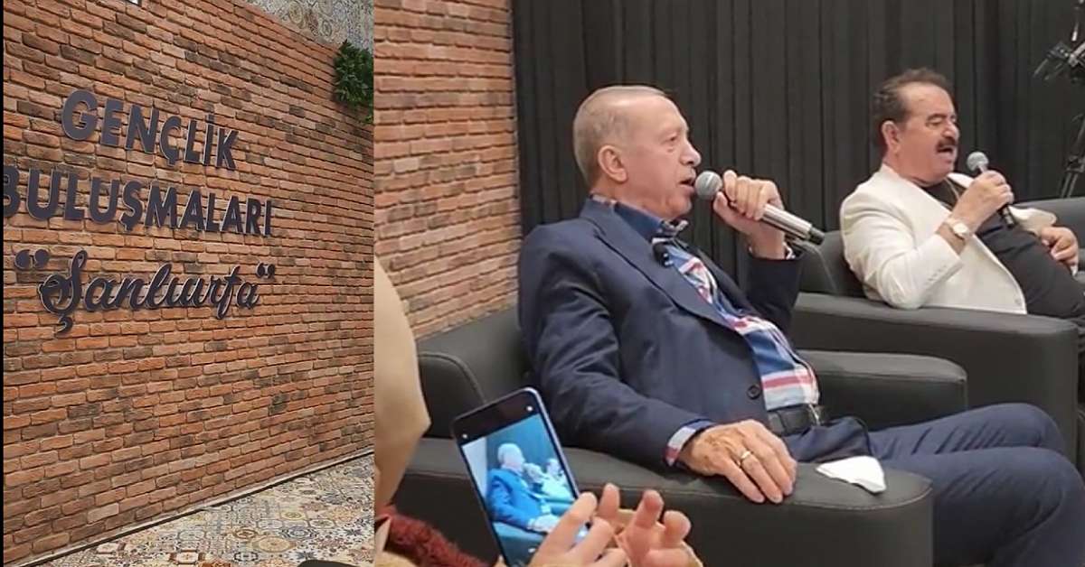 Cumhurbaşkanı Urfalı gençlerle Urfalıyım Ezelden'i söyledi 1 urfali genclerle urfaliyim ezeldeni soyledi