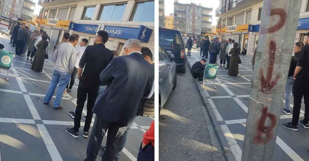 Urfa'da DASK Ödemeleri Başladı! Metrelerce Kuyruk Oluştu 1 dask