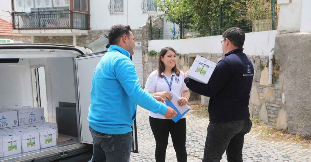 Bodrum Belediyesi'nden 1 Litrelik Halk Süt Projesi