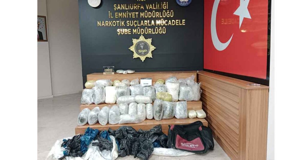 Şanlıurfa'da 2 Araçta Uyuşturucu Ele Geçirildi