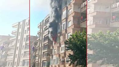 Şanlıurfa'da Günlük Kiralık Evde Yangın Çıktı