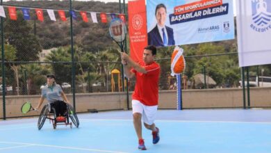 Tekerlekli Sandalye 100. Yıl Tenis Turnuvası Heyecanı