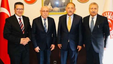 Başkan Albayrak, bakan Özhaseki'yi Ziyaret Etti