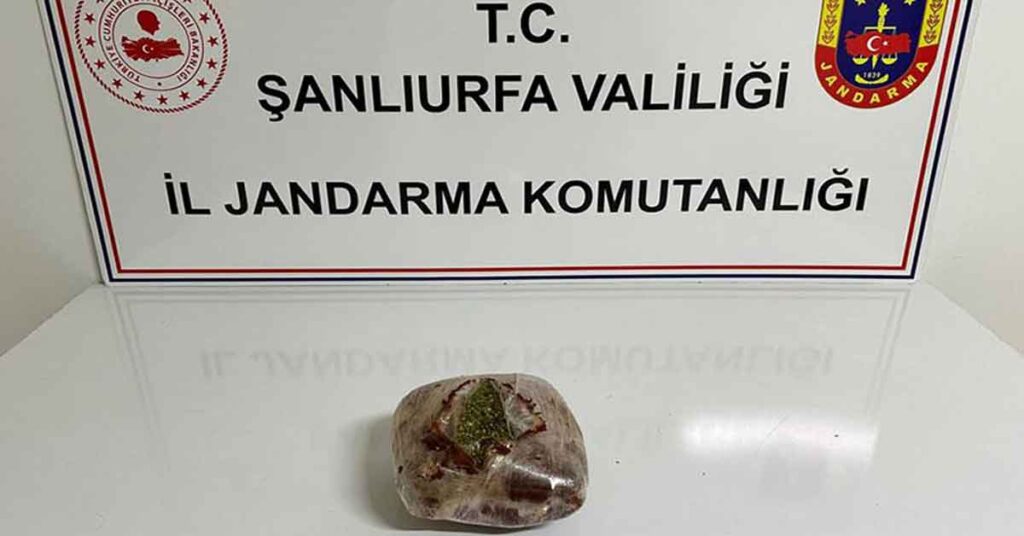 Şanlıurfa'da Uyuşturucu Operasyonu: 1 Gözaltı